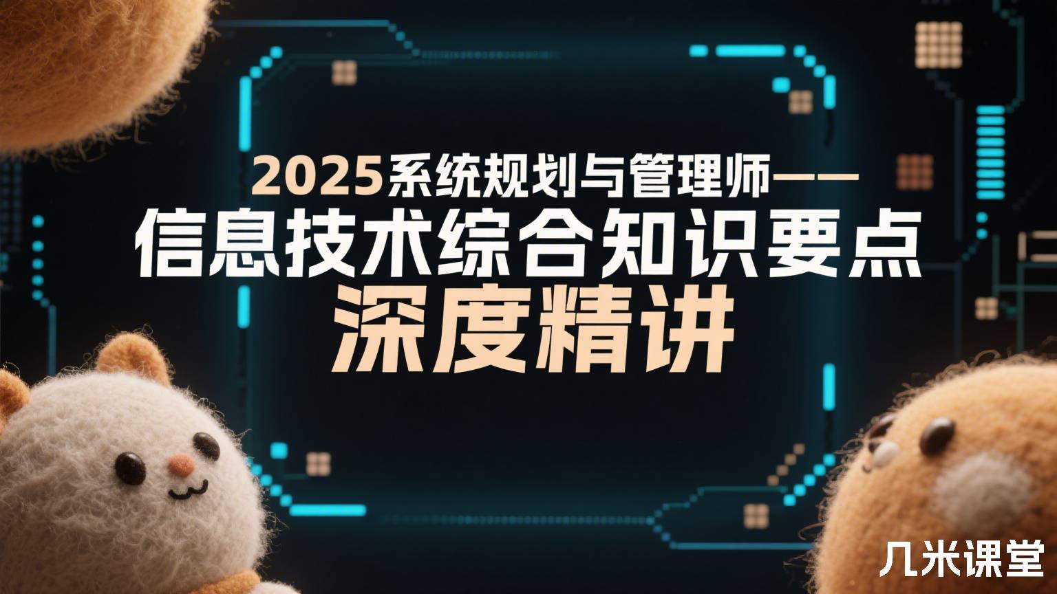 2025系统规划与管理师——信息技术综合知识要点深度精讲