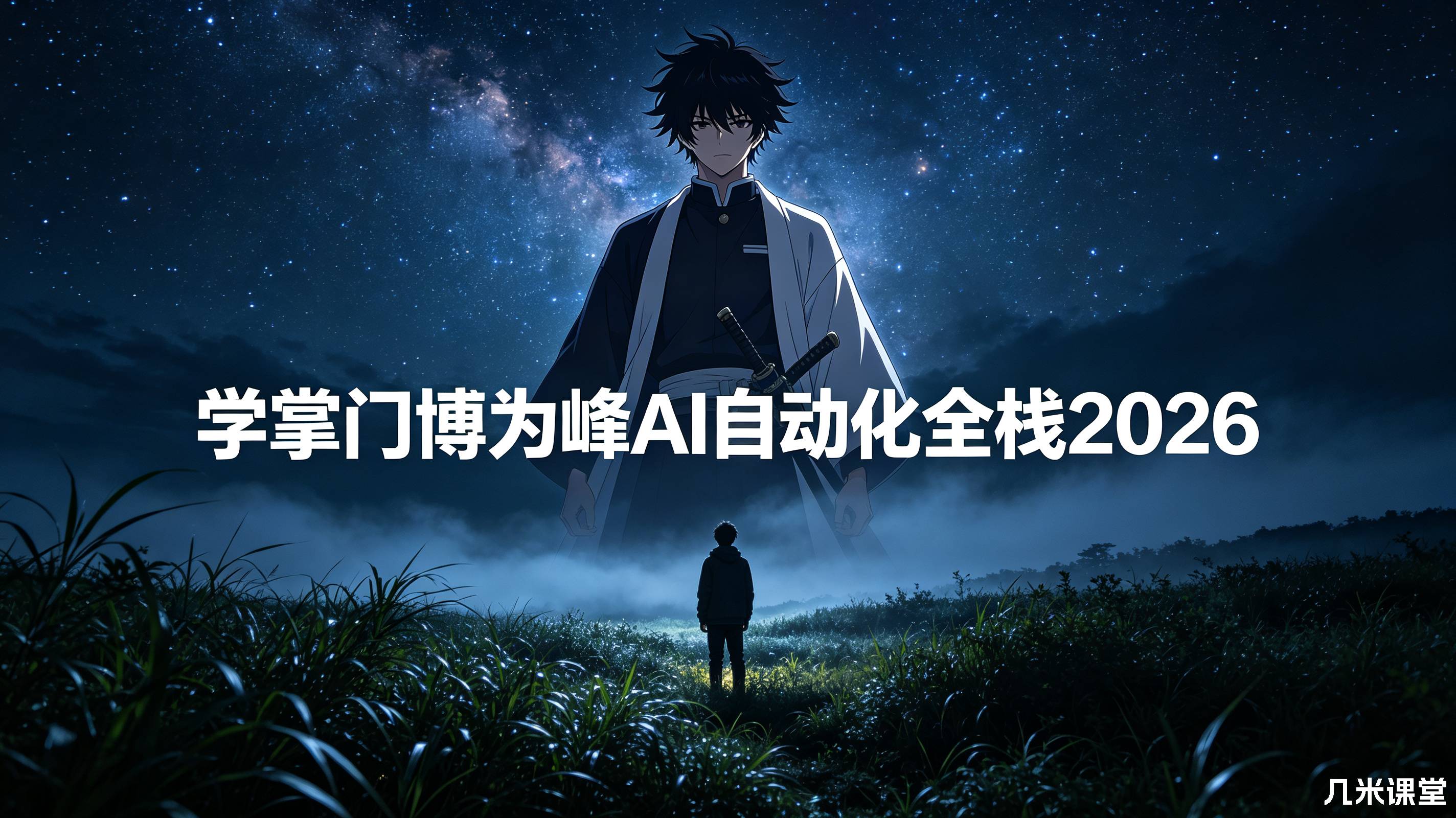 学掌门博为峰AI自动化全栈2026