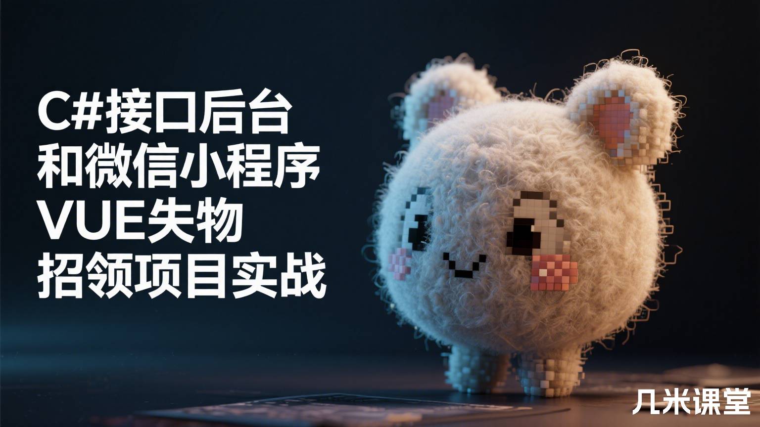 C#接口后台和微信小程序,VUE失物招领项目实战