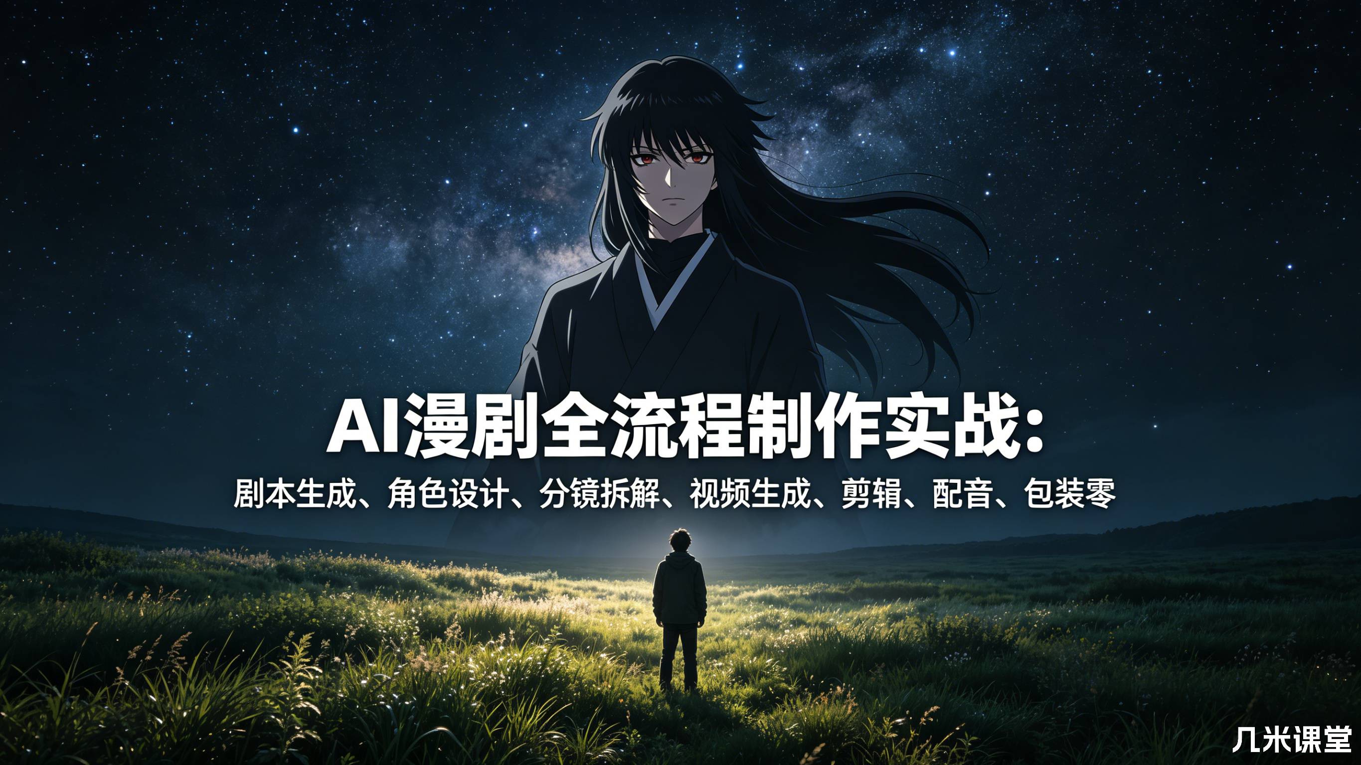 AI漫剧全流程制作实战:剧本生成、角色设计、分镜拆解、视频生成、剪辑、配音、包装零到商业变现