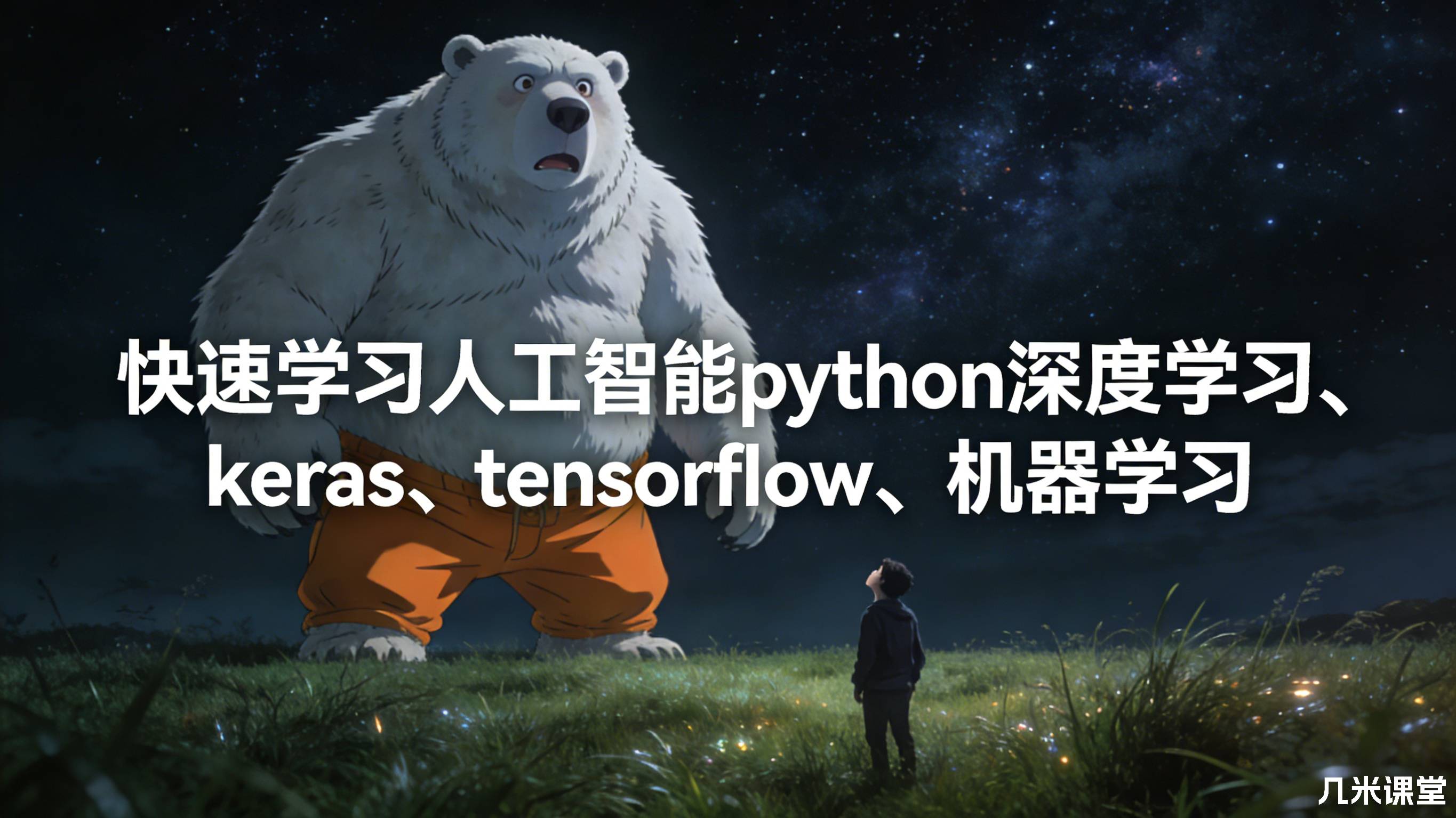 快速学习人工智能python深度学习、keras、tensorflow、机器学习