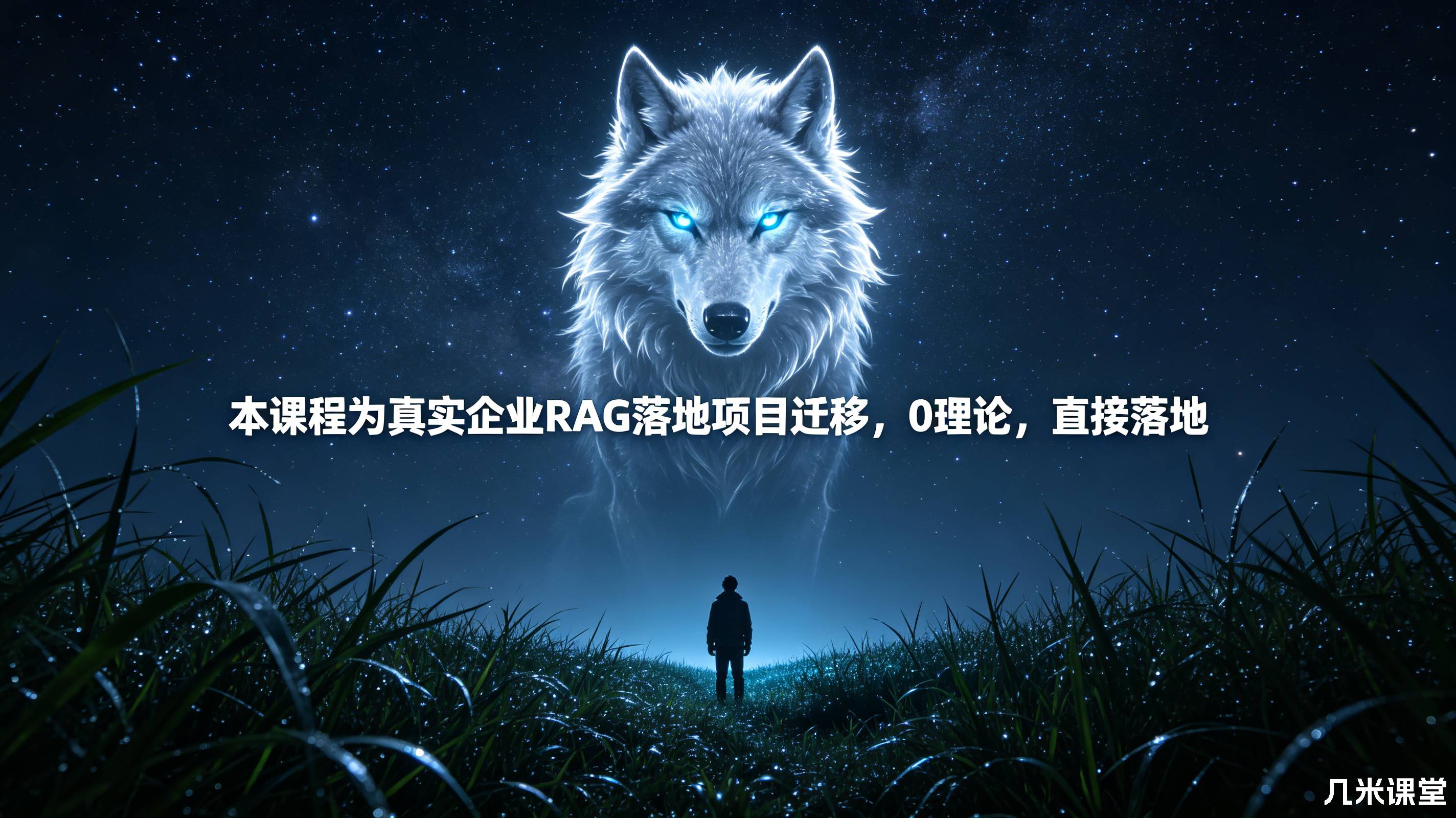 本课程为真实企业RAG落地项目迁移,0理论,直接落地