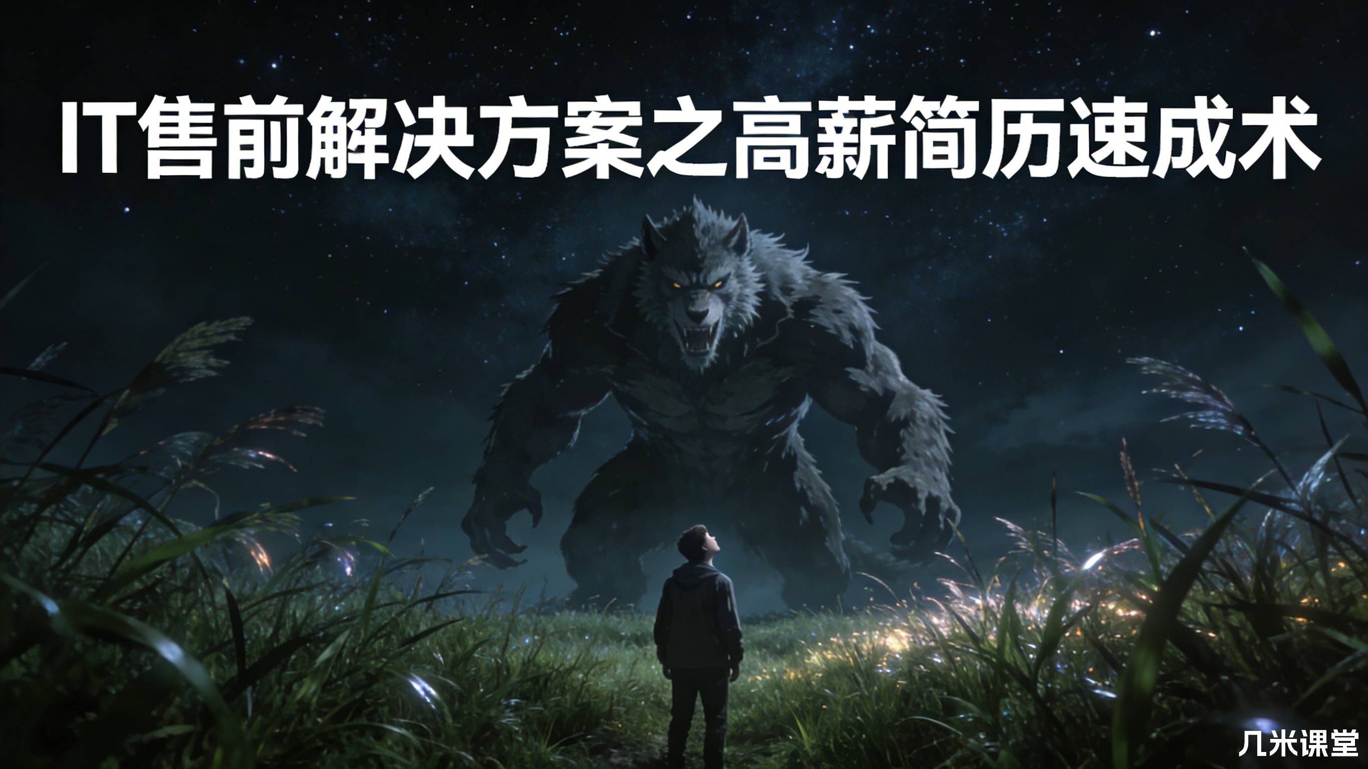 IT售前解决方案之高薪简历速成术