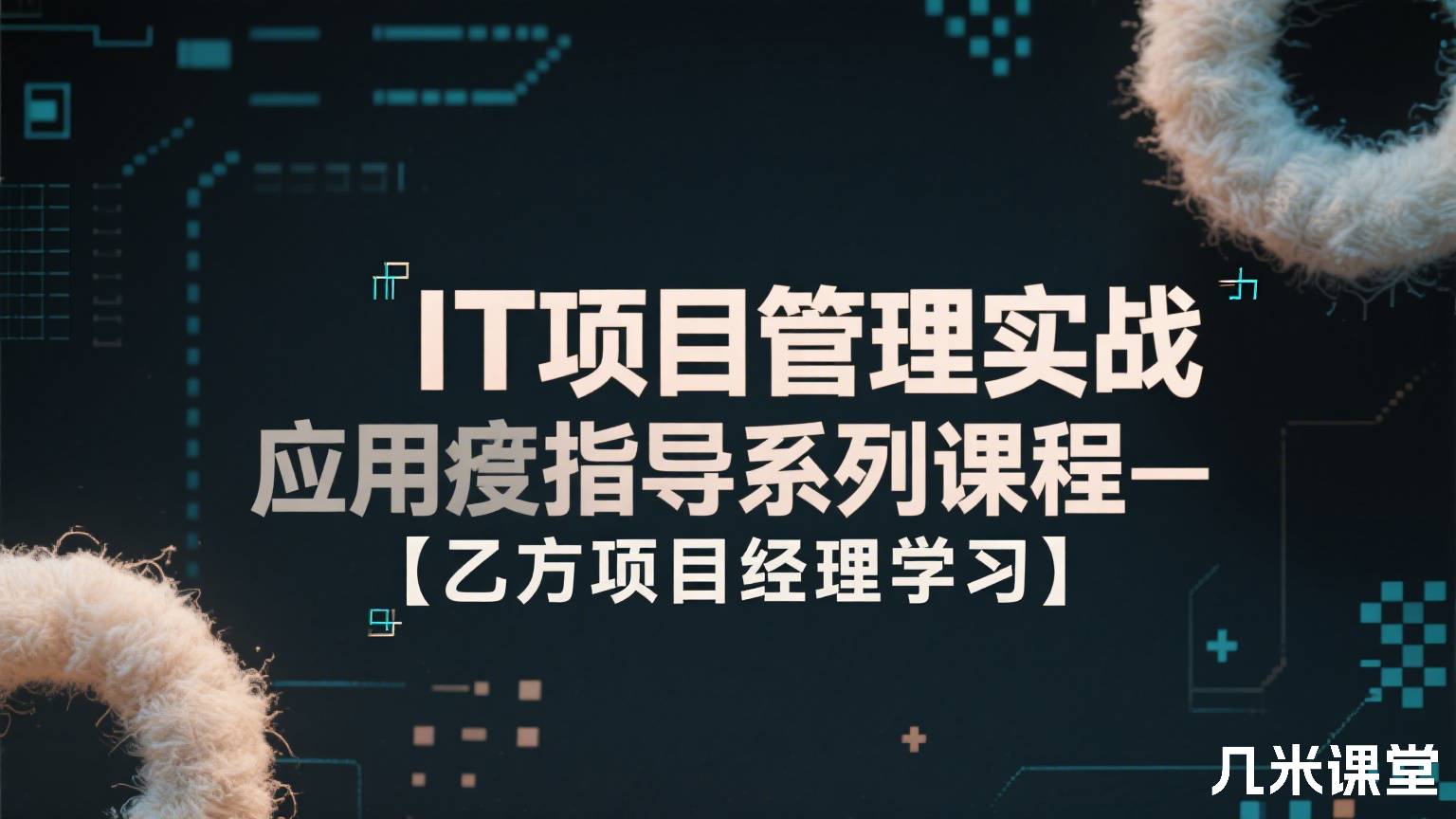 IT项目管理实战应用指导系列课程-【乙方项目经理学习】