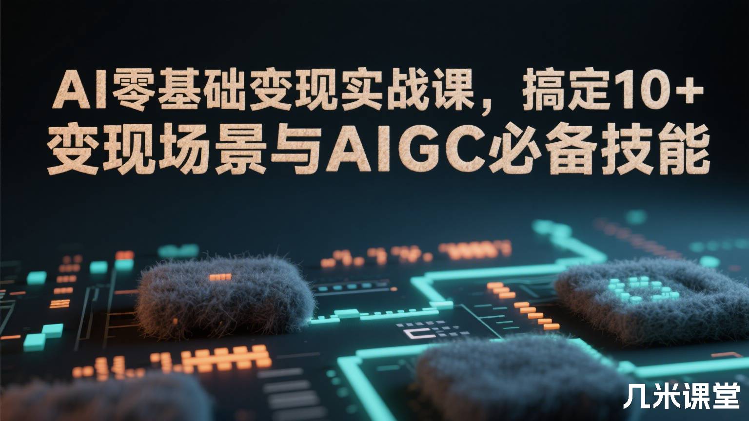 AI零基础变现实战课,搞定10+变现场景与AIGC必备技能