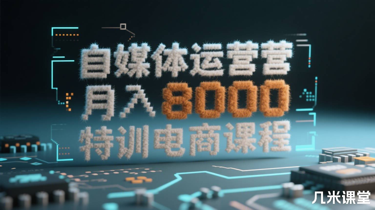 自媒体运营月入8000特训电商课程