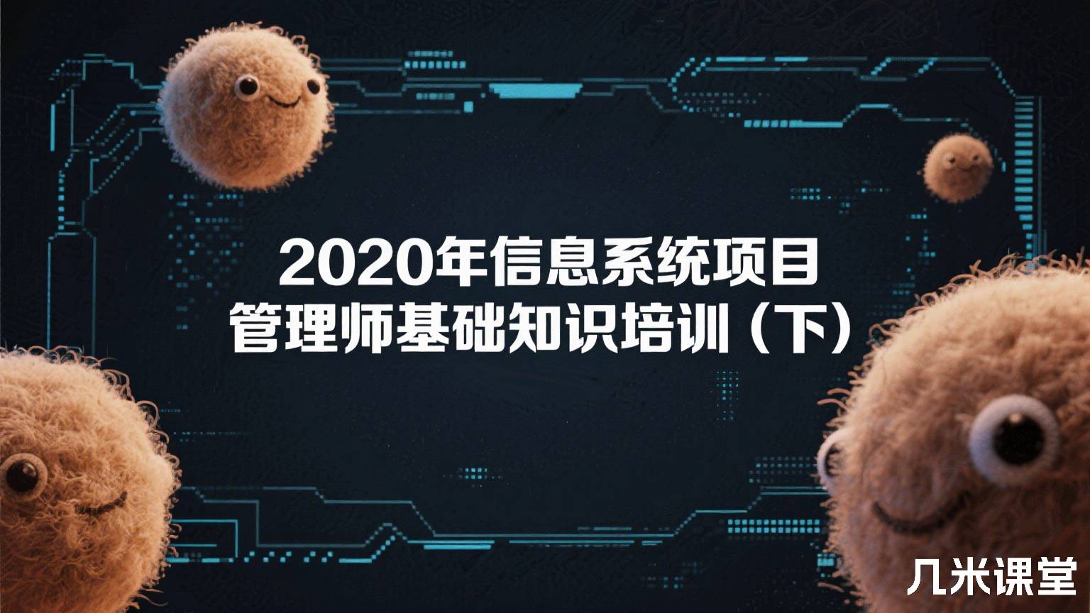 2020年信息系统项目管理师基础知识培训(下)