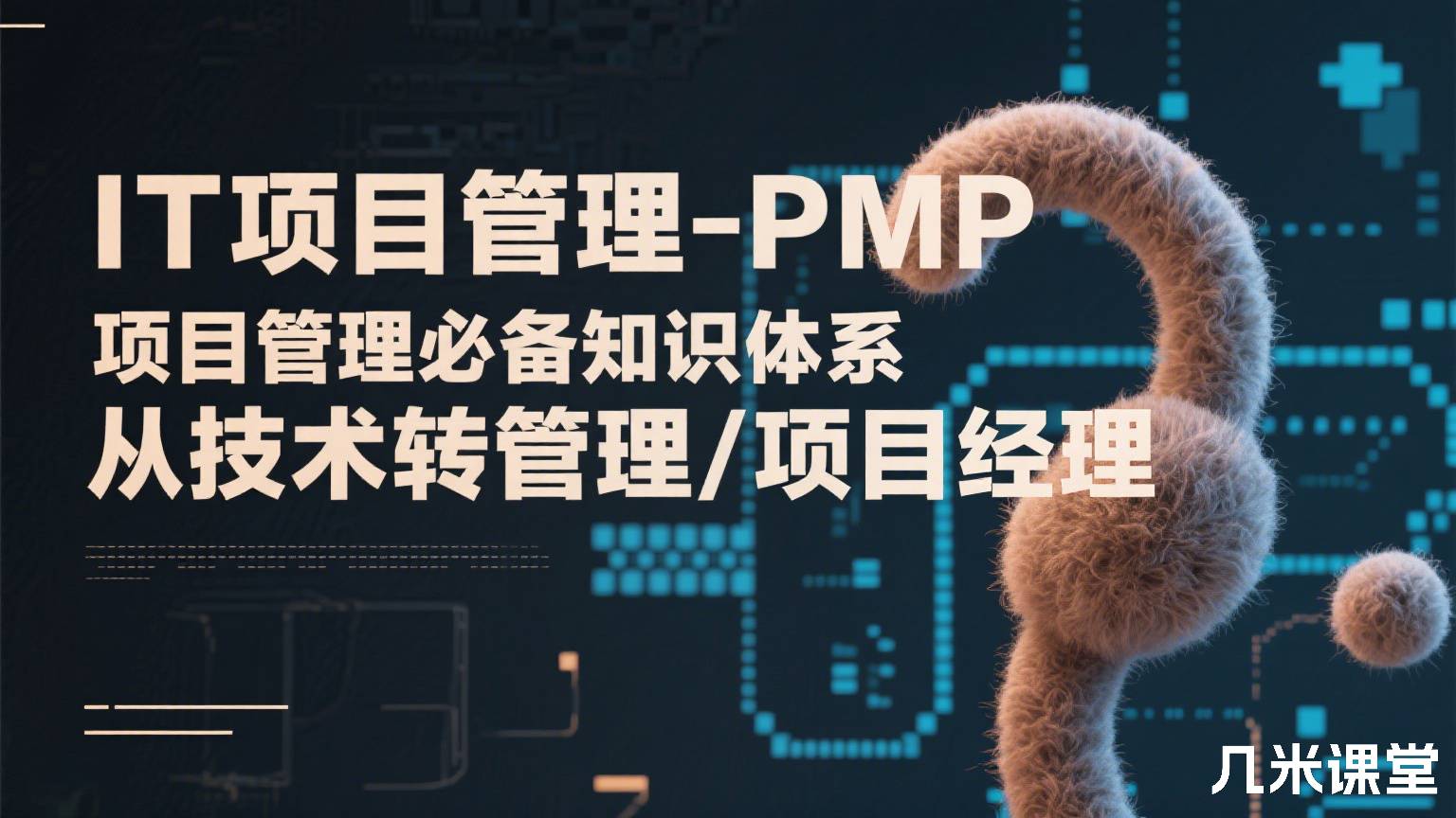 IT项目管理-PMP项目管理必备知识体系,从技术转管理/项目经理