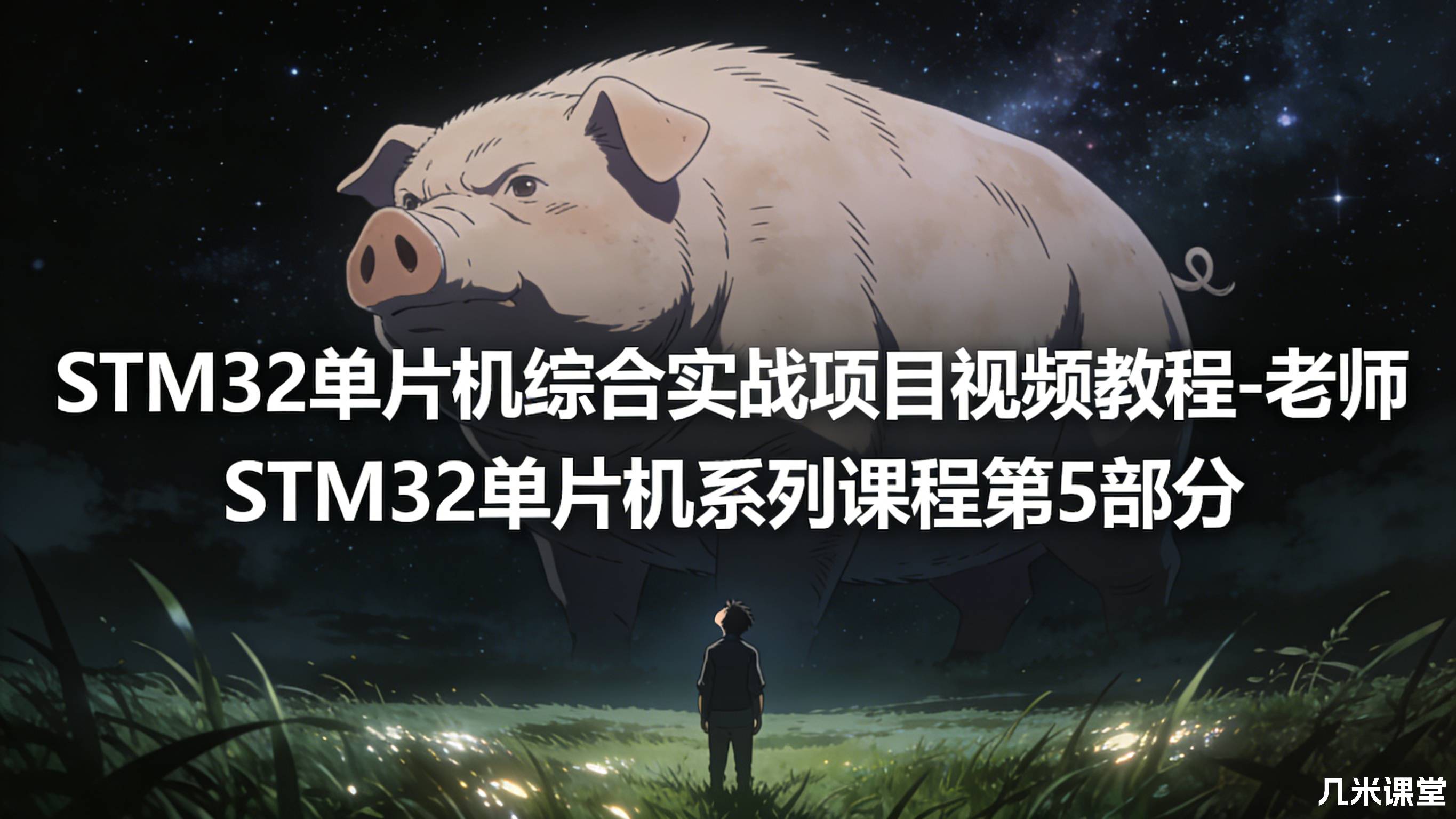STM32单片机综合实战项目视频教程-老师STM32单片机系列课程第5部分