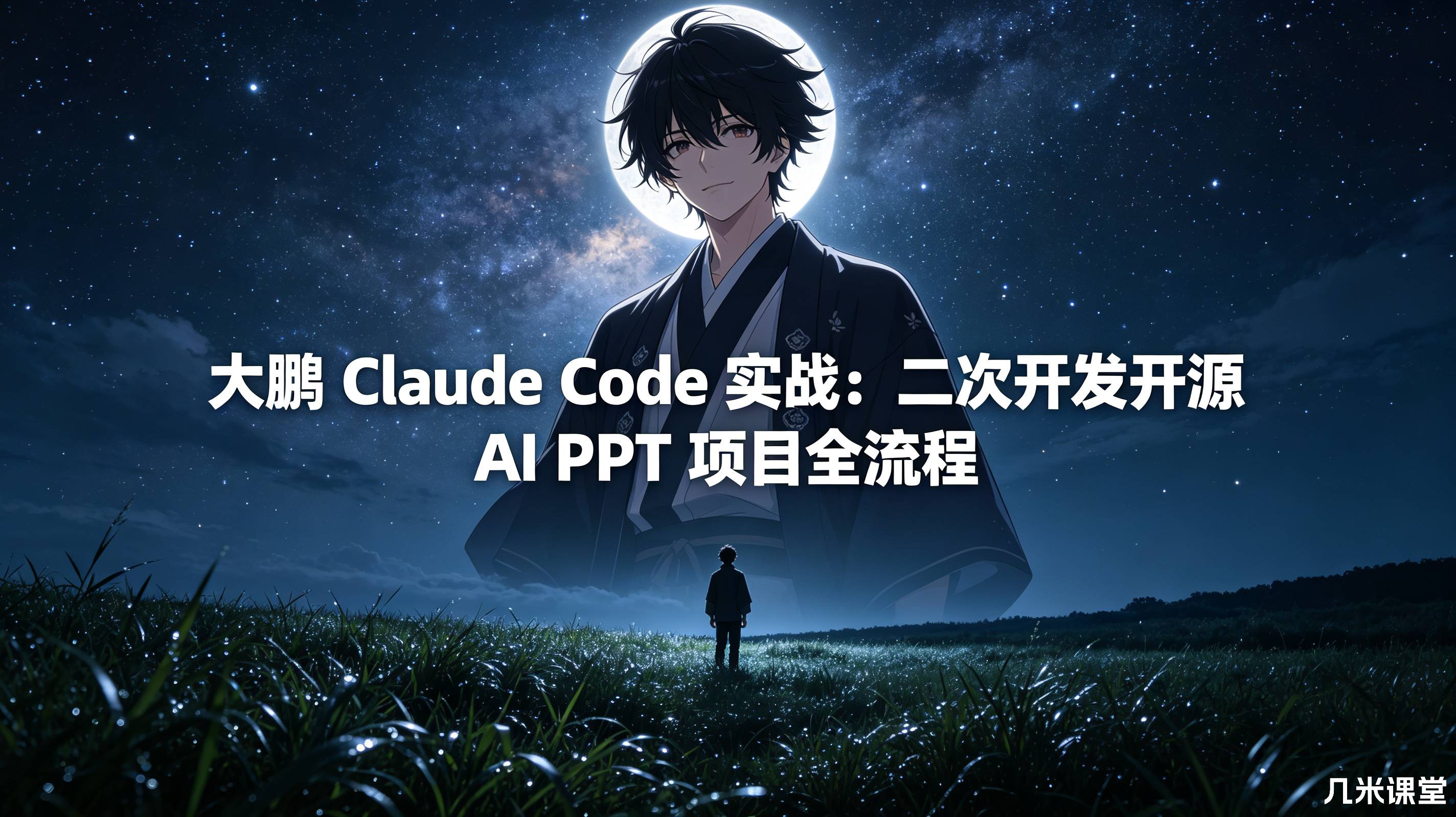 大鹏 Claude Code 实战:二次开发开源 AI PPT 项目全流程