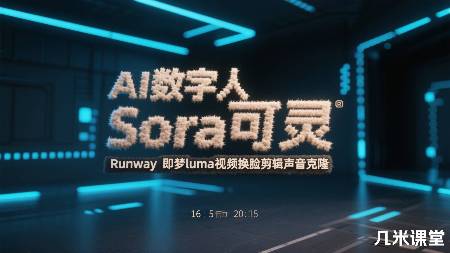 AI数字人Sora可灵Runway即梦luma视频换脸剪辑声音克隆