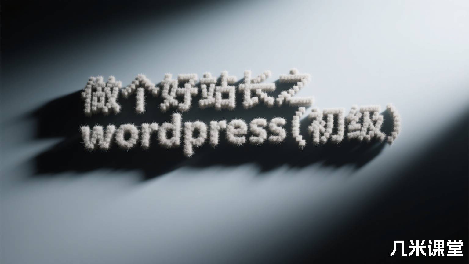 做个好站长之wordpress(初级)