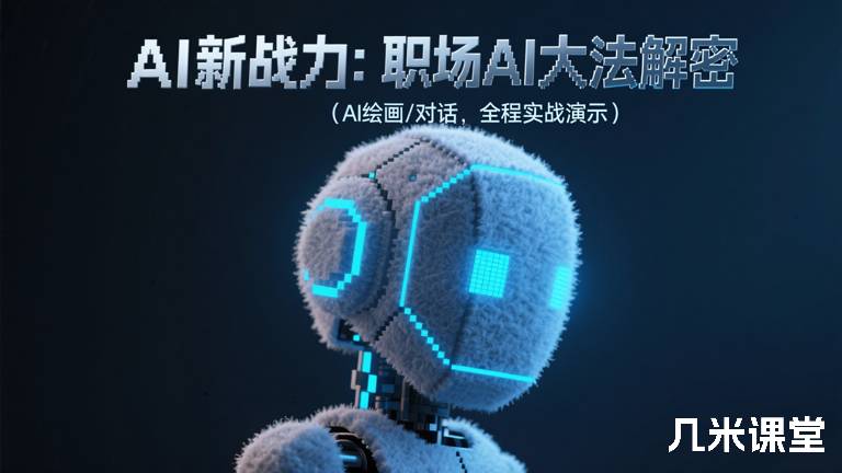 AI新战力：职场AI大法解密(AI绘画/对话，全程实战演示)