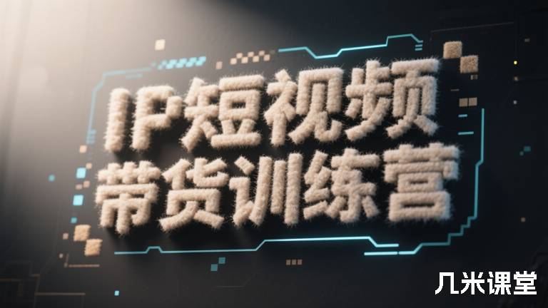 IP短视频带货训练营