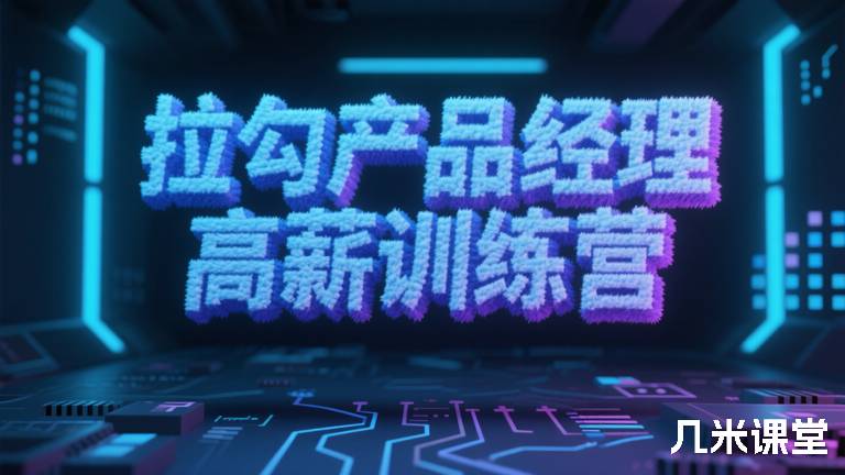 拉勾产品经理高薪训练营