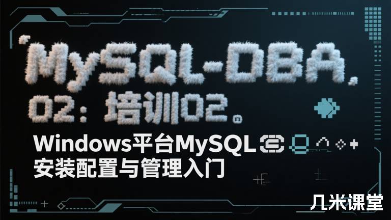 MySQL-DBA培训02:Windows平台MySQL安装配置与管理入门
