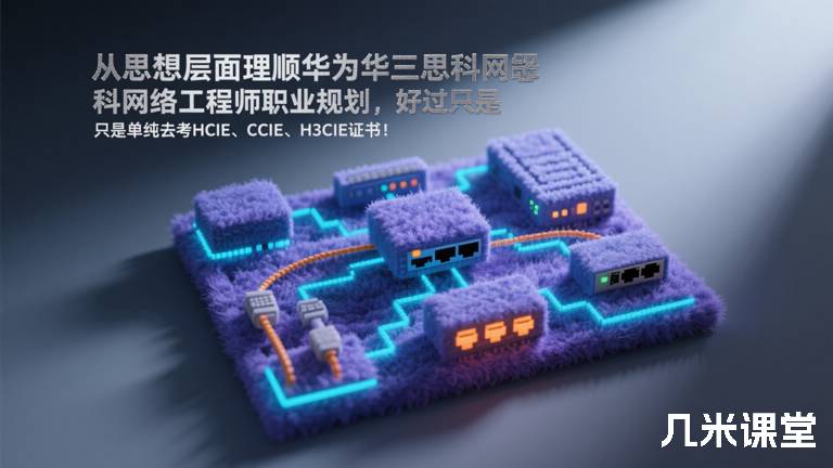 从思想层面理顺华为华三思科网络工程师职业规划，好过只是单纯去考HCIE、CCIE、H3CIE证书！