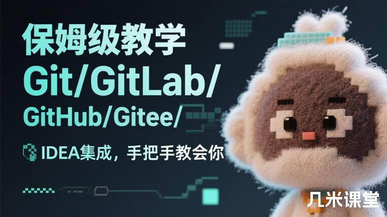 保姆级教学 Git/GitLab/GitHub/Gitee/IDEA集成，手把手教会你