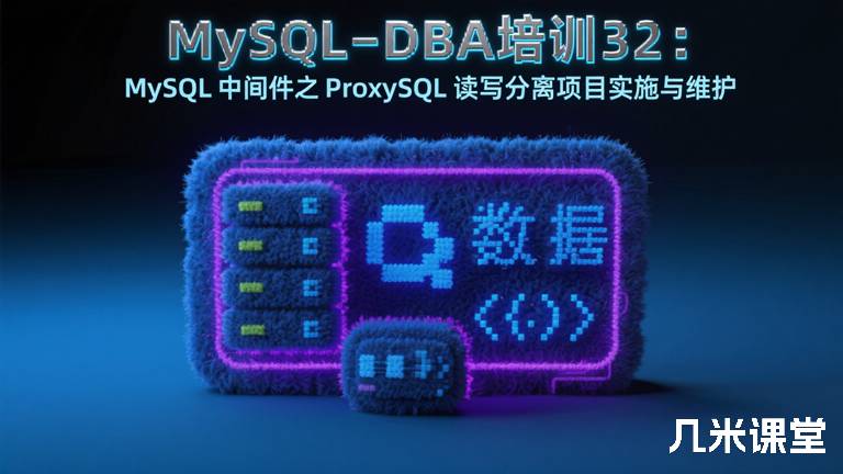 MySQL-DBA培训32:MySQL中间件之ProxySQL读写分离项目实施与维护